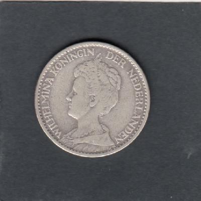 Beschrijving: 1 Gulden WILHELMINA 